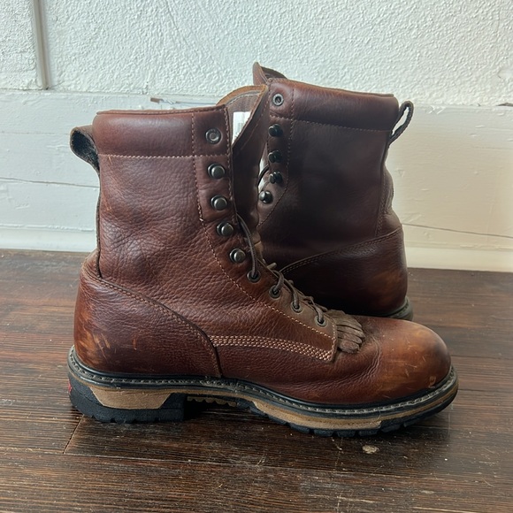 Rocky Waterproof Leather Mens Work Boots Size 11 - Picture 4 of 9